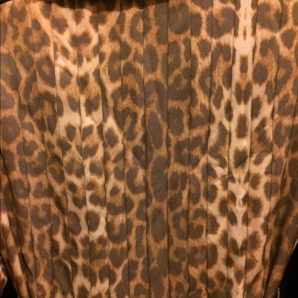 Free People Cheetah Print Trench Coat - Picture 8 of 10